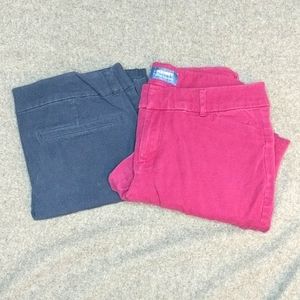 Old Navy bundle of 2 pixie pant